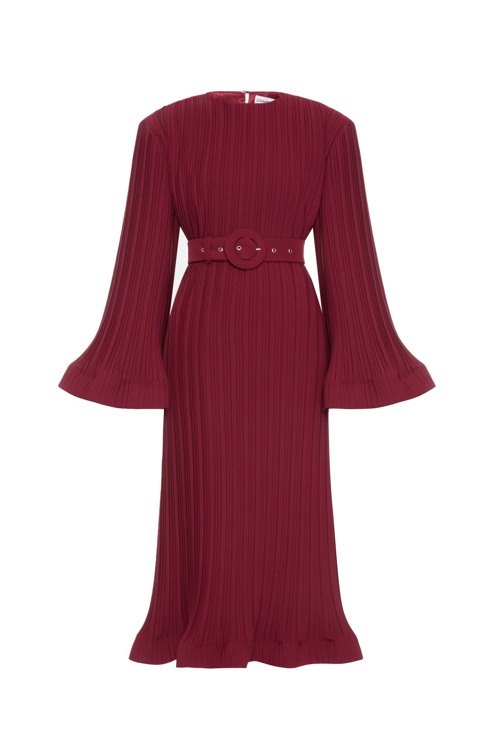 LIDA DRESS BURGUNDY