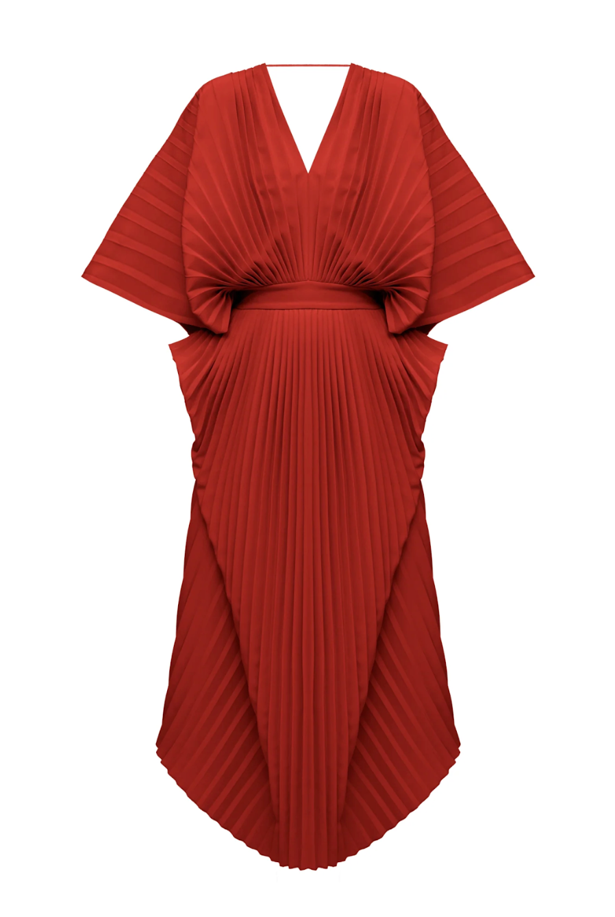 AURORA DRESS TERRACOTTA