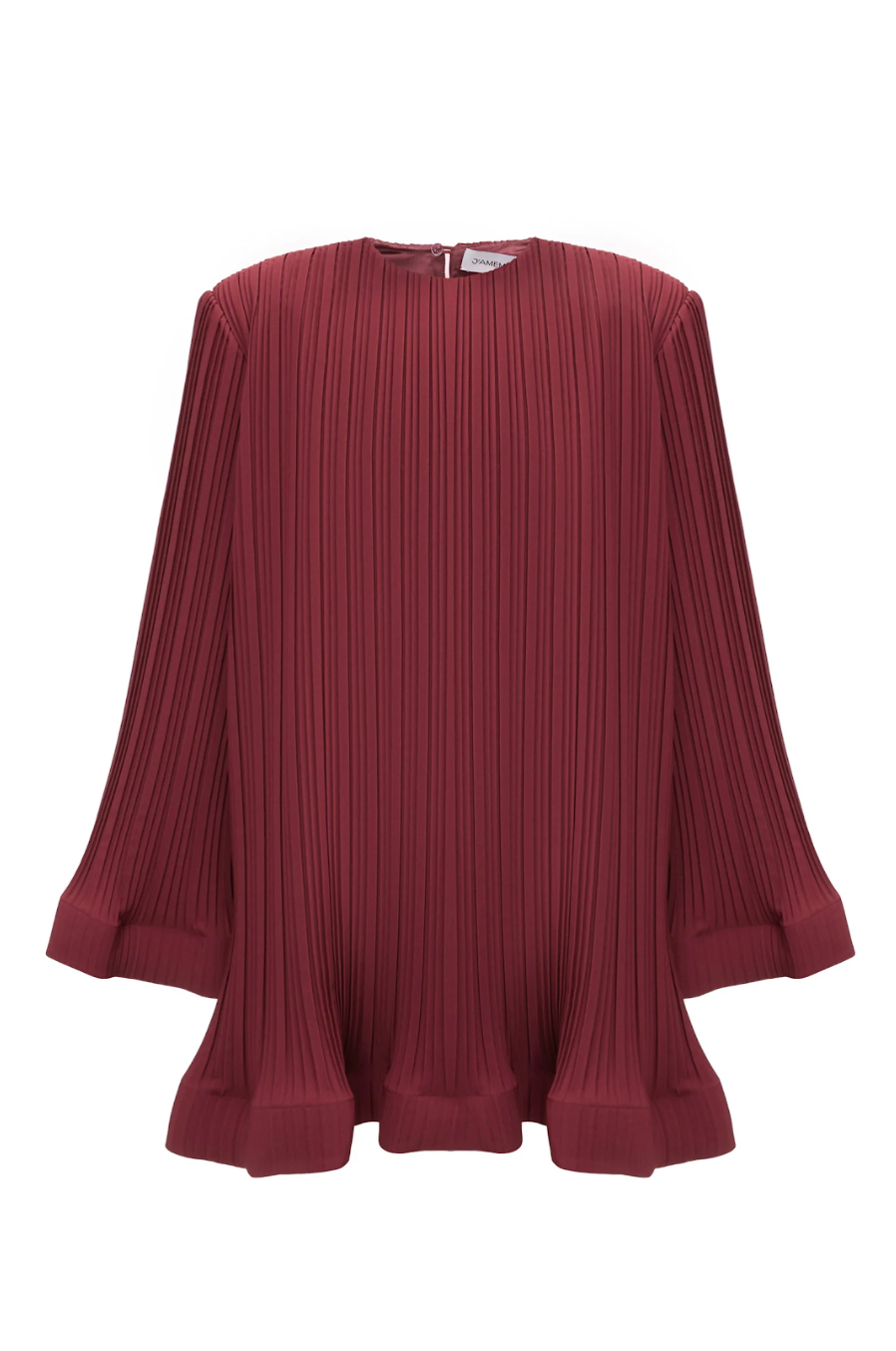 HEIDI DRESS BURGUNDY