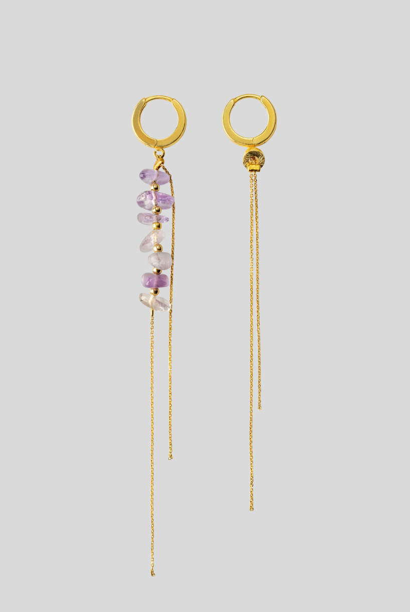 Earrings Nési with Ametrine