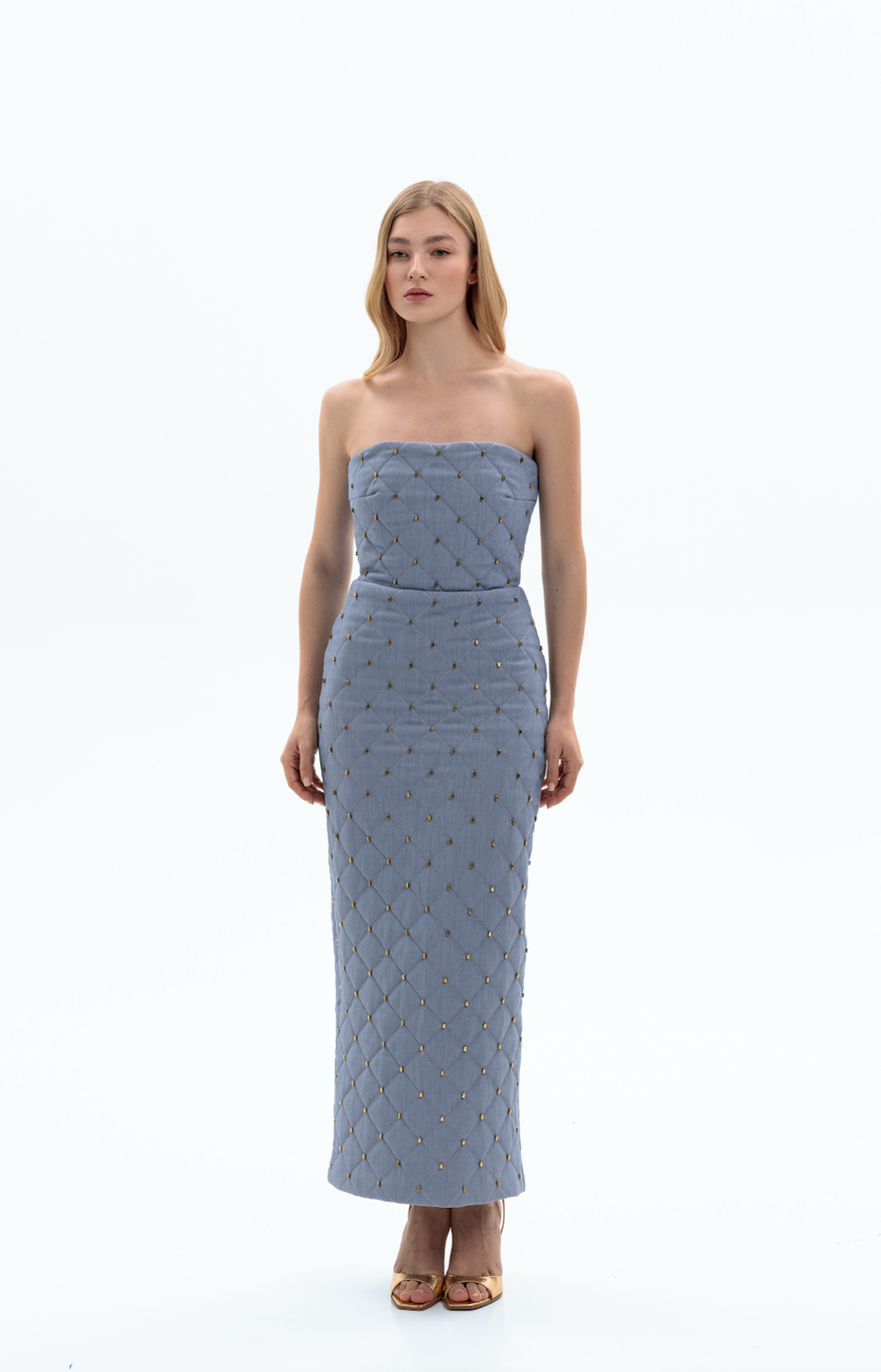 Quilted Maxi Dress