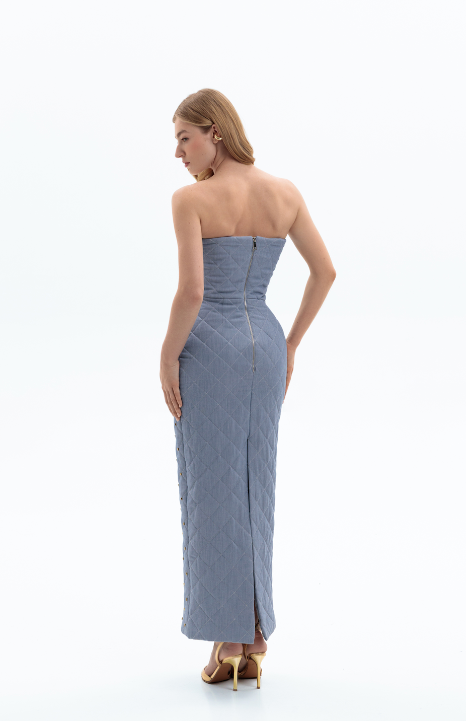 Quilted Maxi Dress