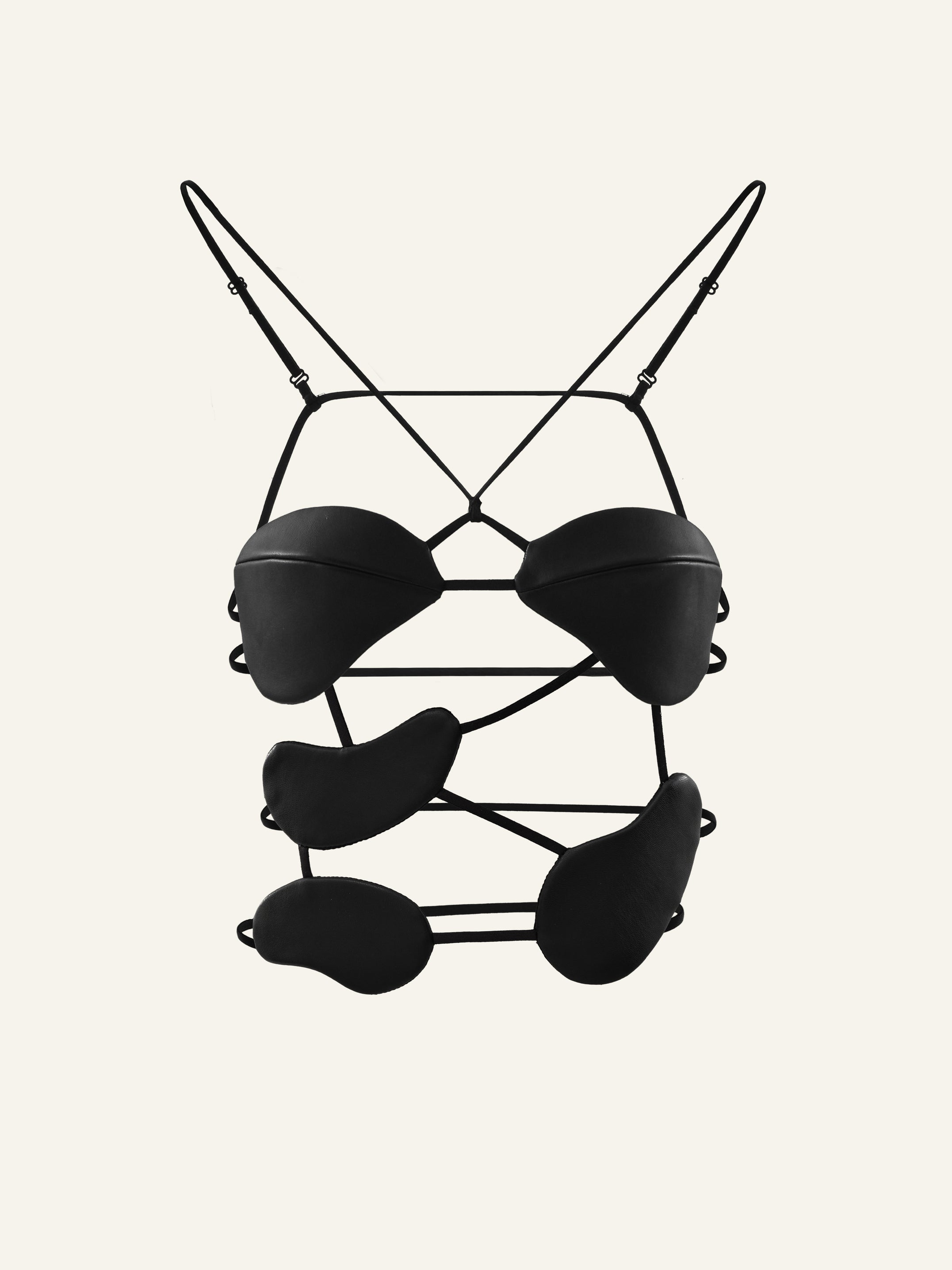Cult Naked Maxi Bean Top in Onyx, product detail