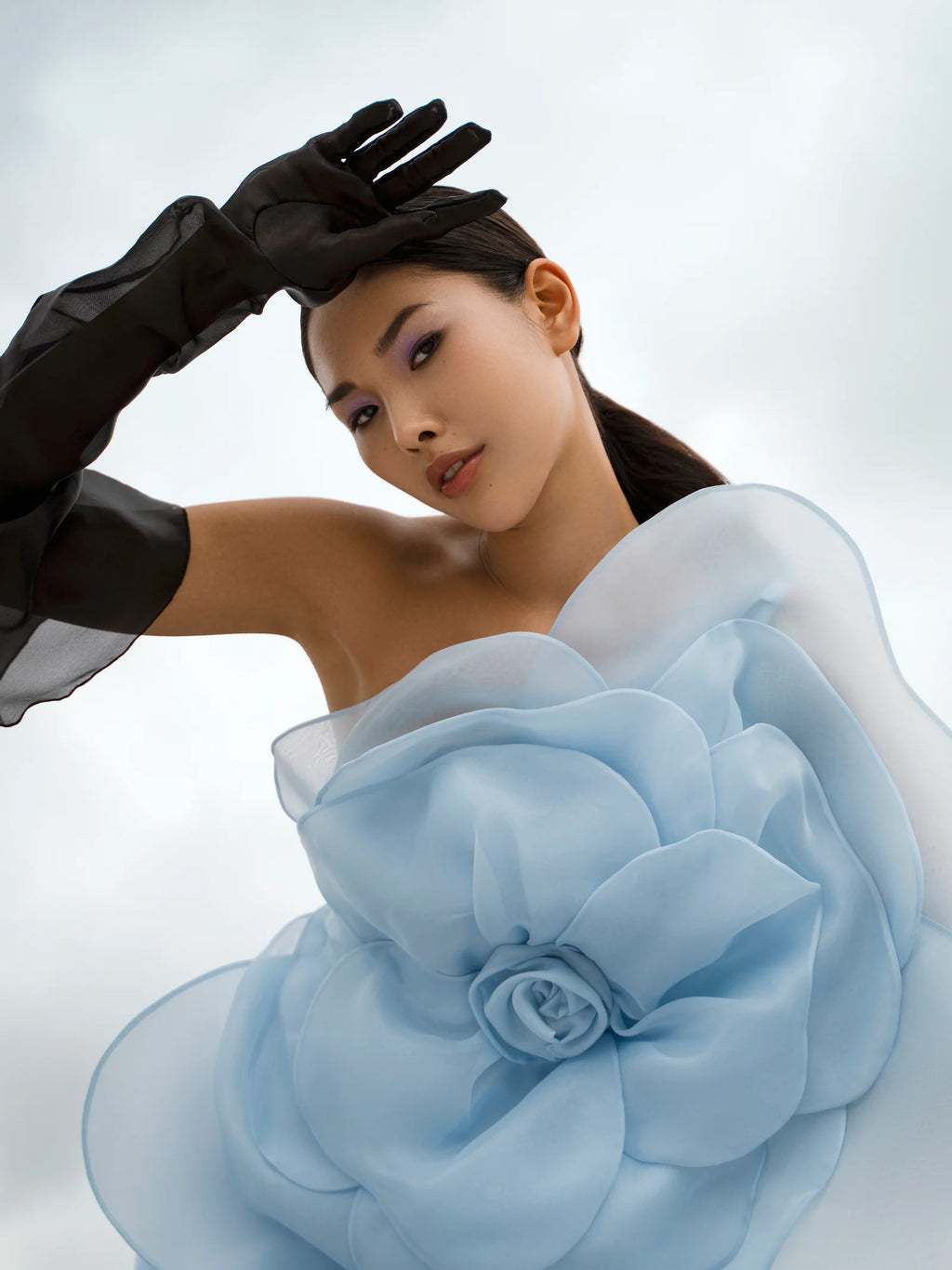 CAMELLIA LISA BLUE DRESS