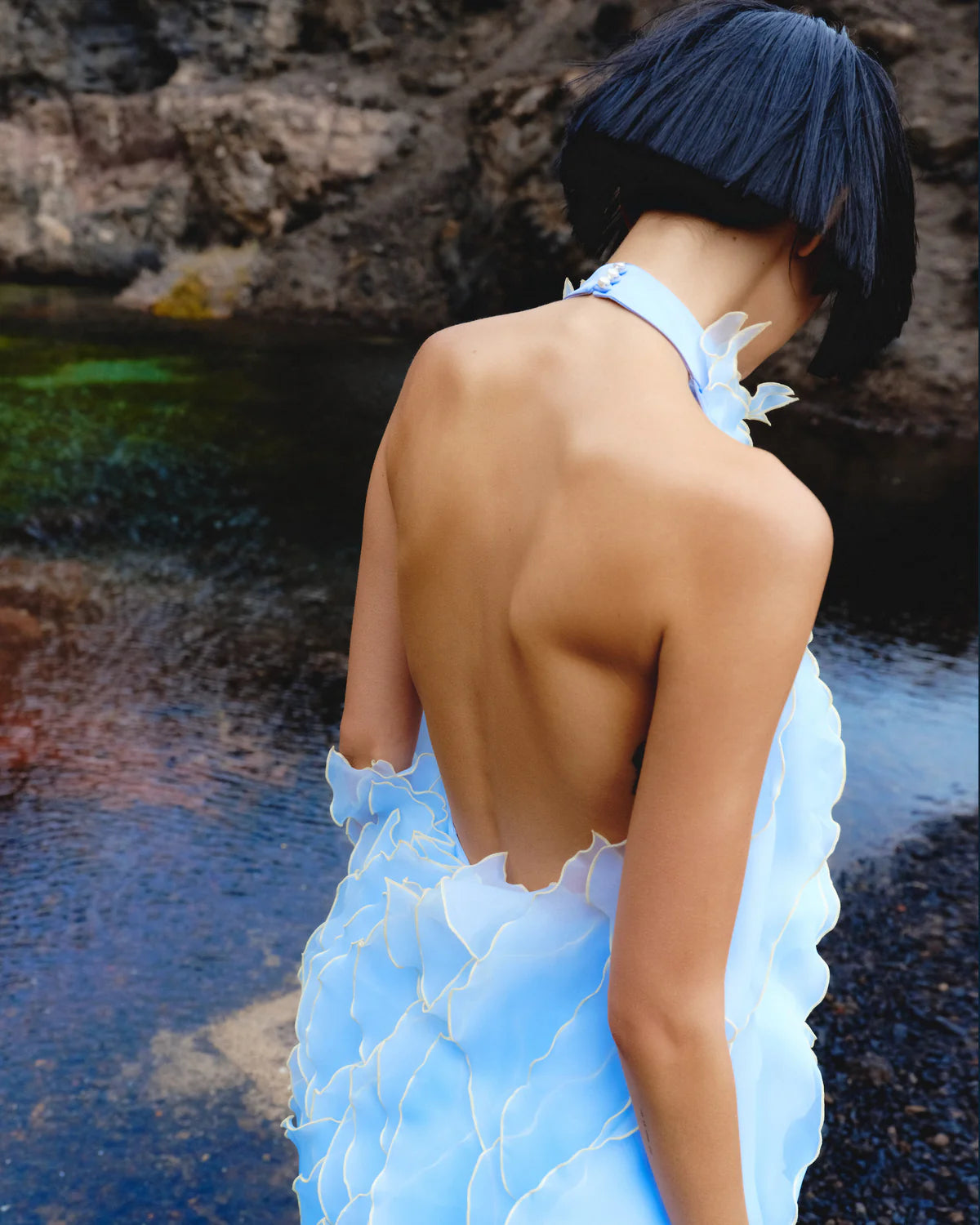 WAVE BLUE DRESS