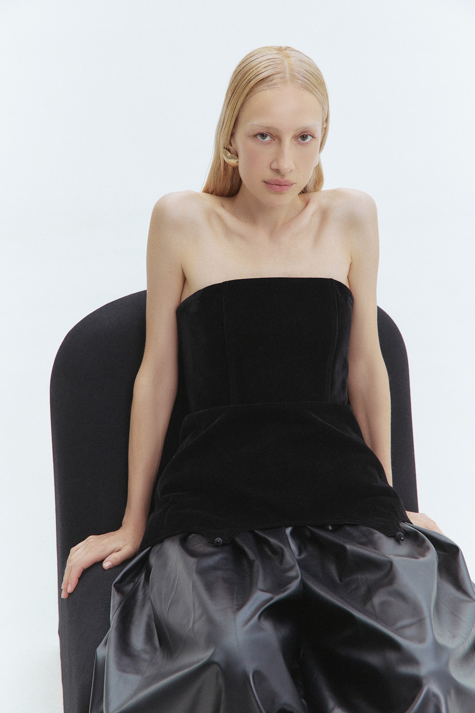 VELVET CORSET TOP