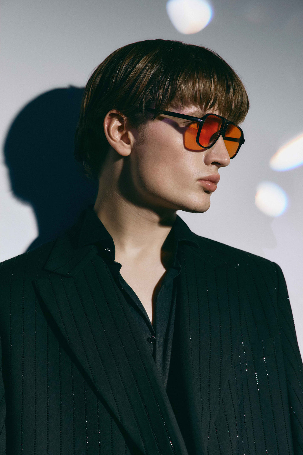 BLACK SHIMMER SUIT