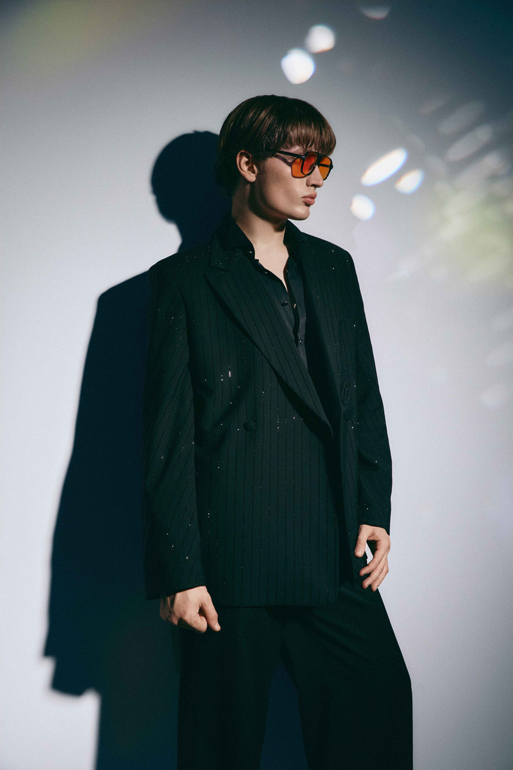 BLACK SHIMMER SUIT