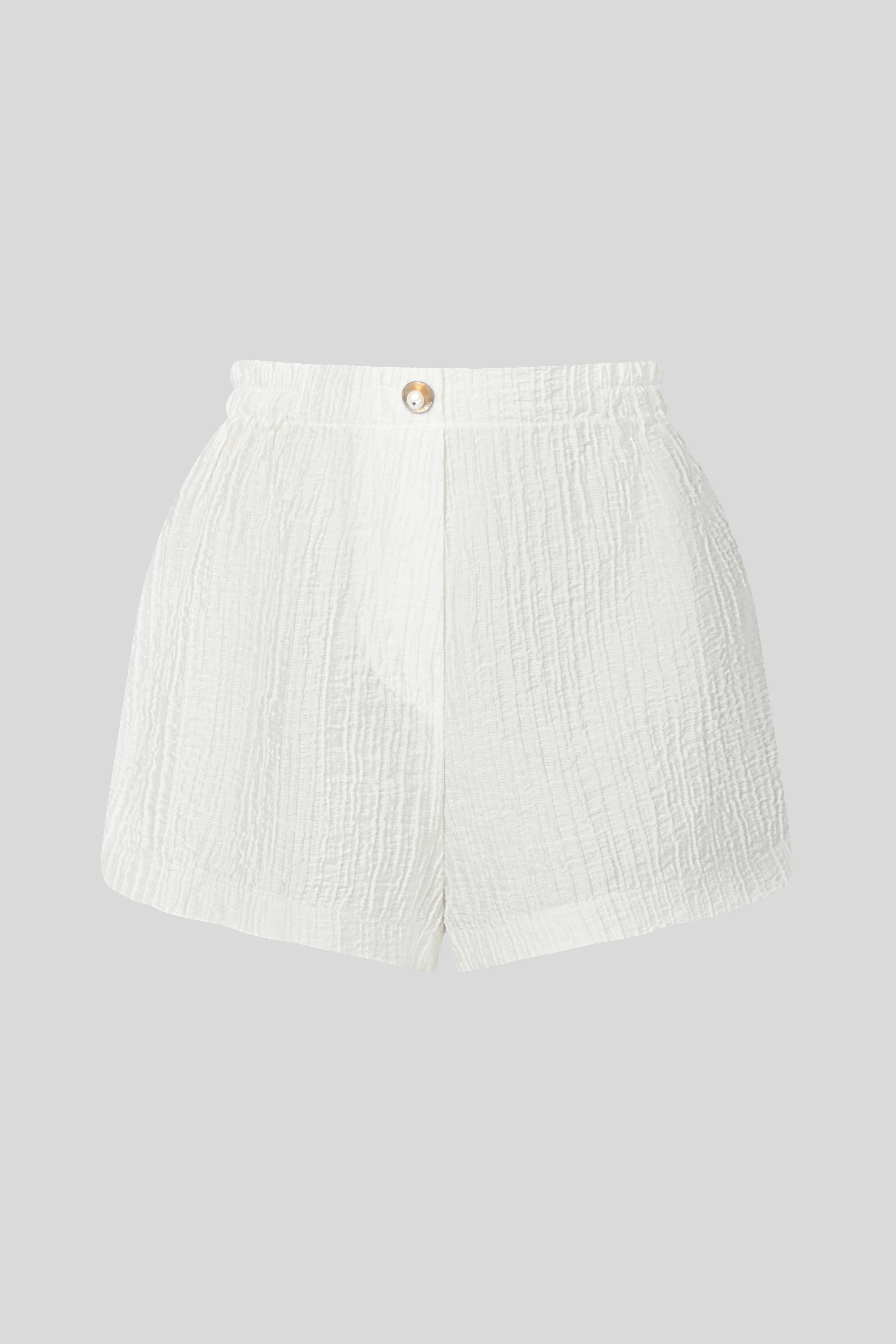 Evia White Bra + Shorts Set
