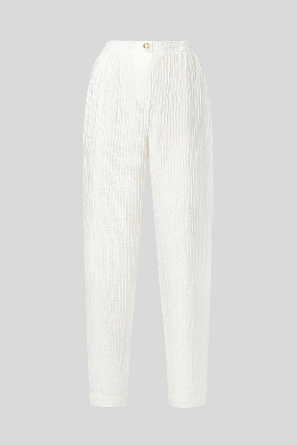 Evia White Shirt + Pants Set