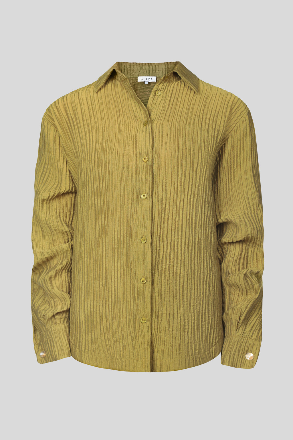 Evia Olive Shirt + Pants Set