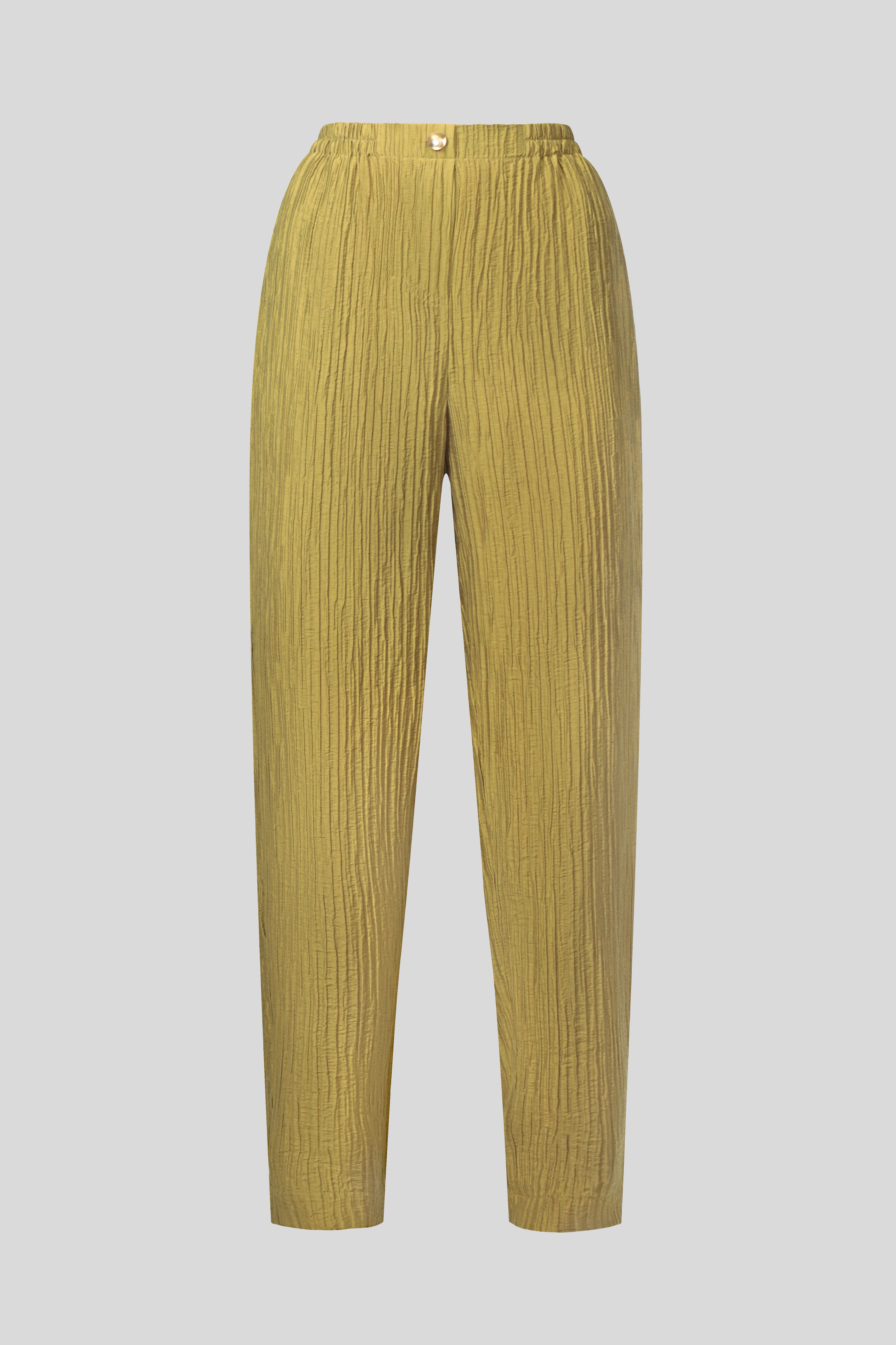 Evia Olive Shirt + Pants Set