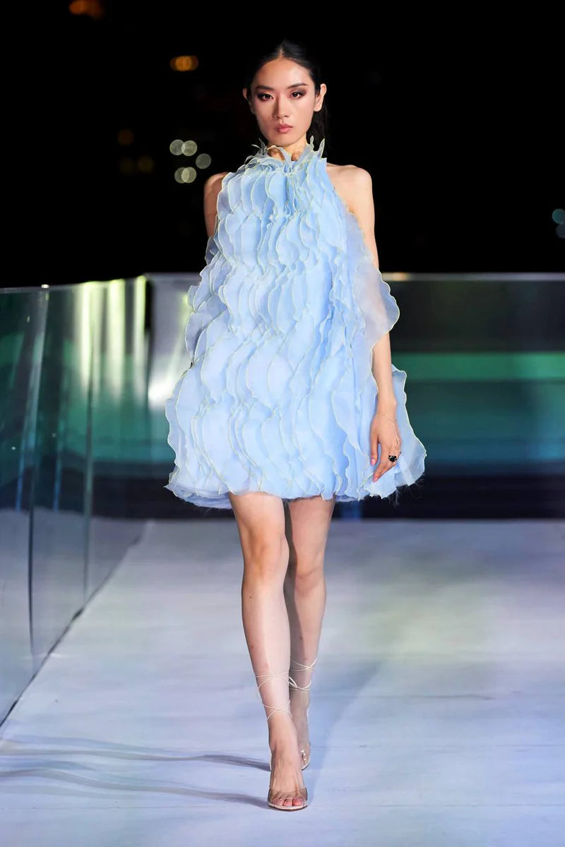WAVE BLUE DRESS