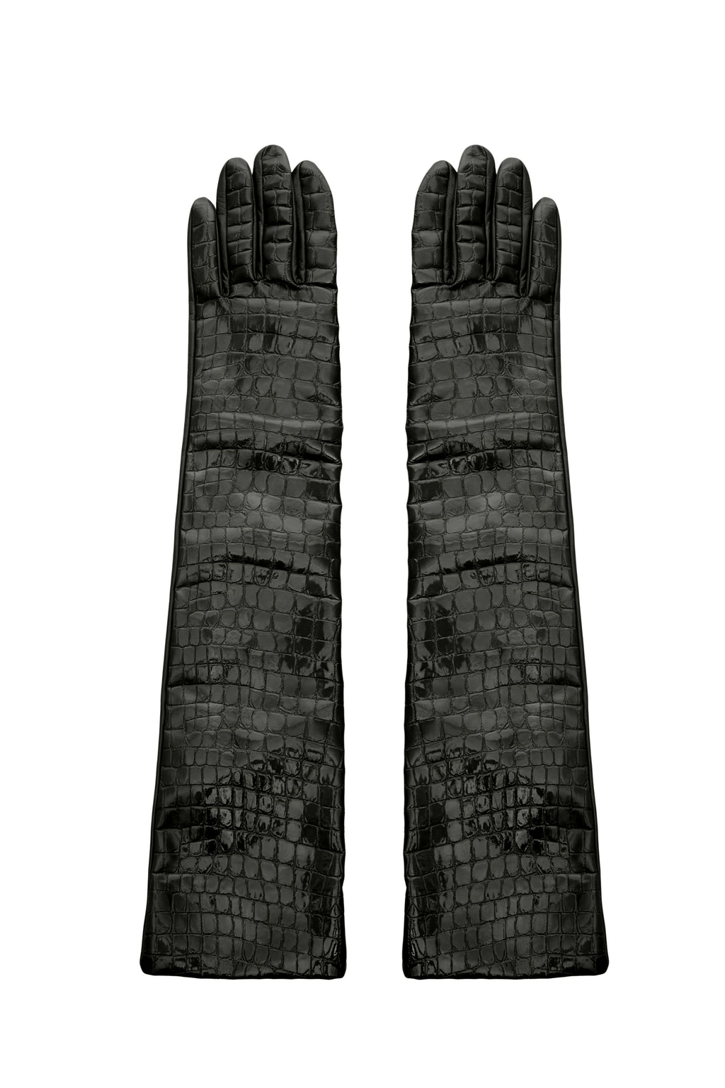 CROCO GLOVES BLACK
