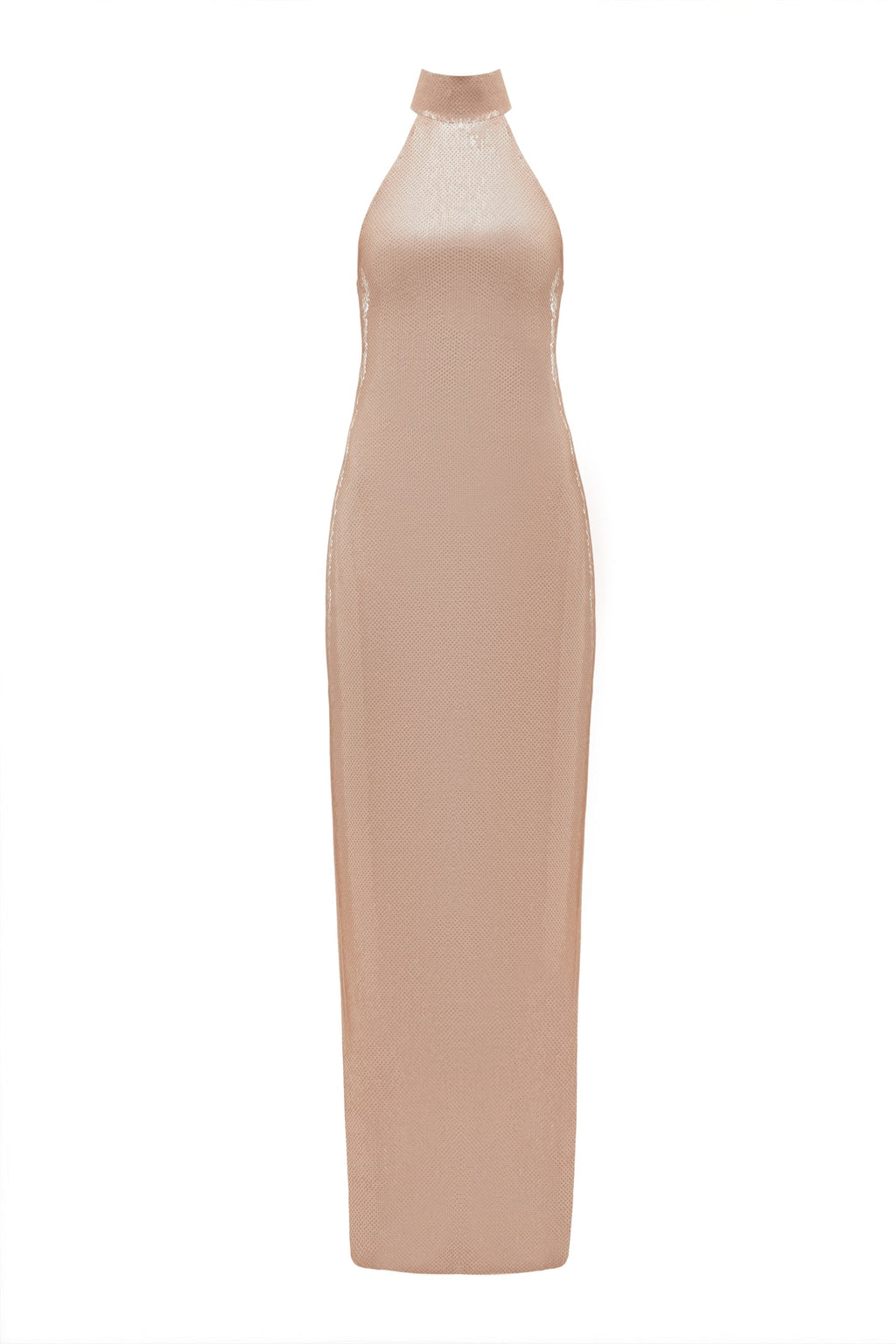 CUPIDON SEQUIN NUDE DRESS