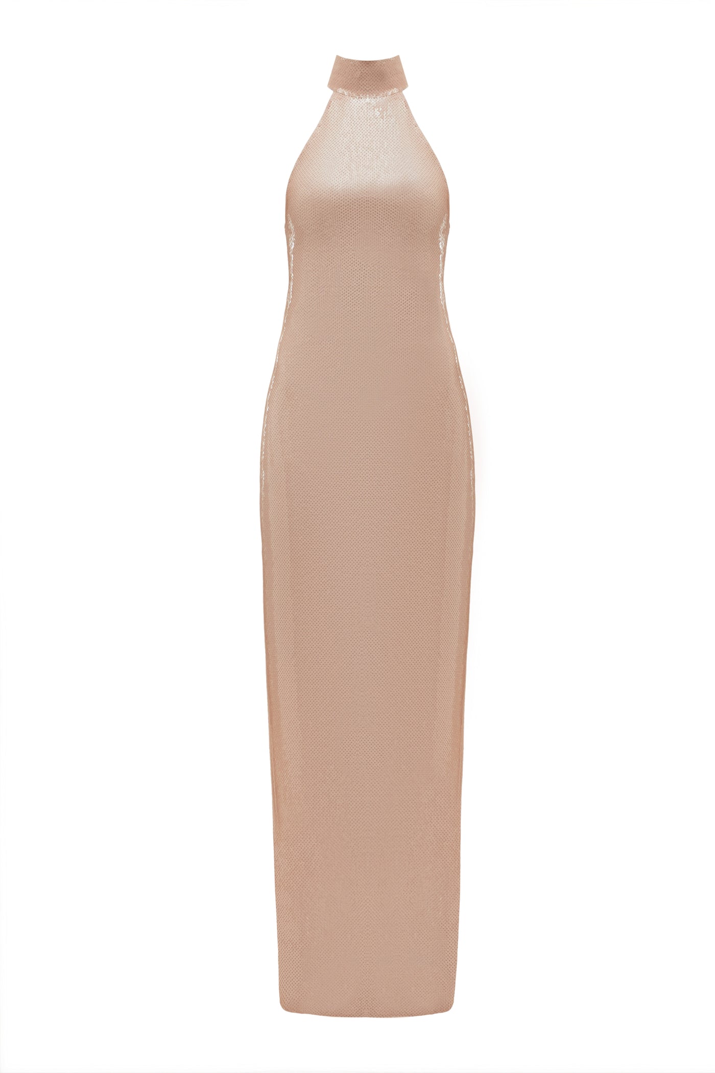 CUPIDON SEQUIN NUDE DRESS