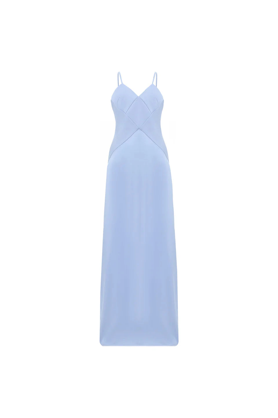 BLUE SLIP DRESS
