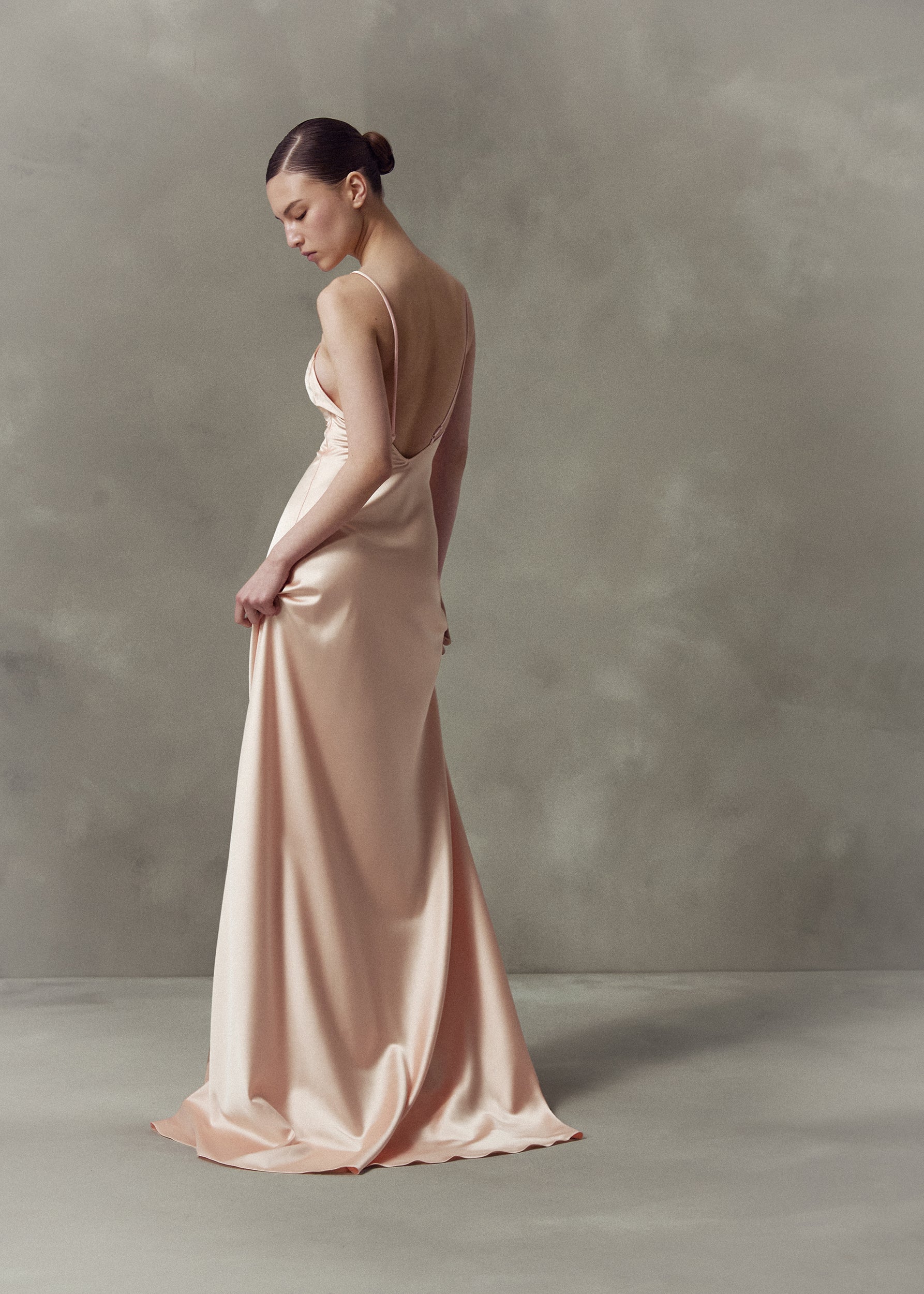 DUSK ROSE SLIP DRESS