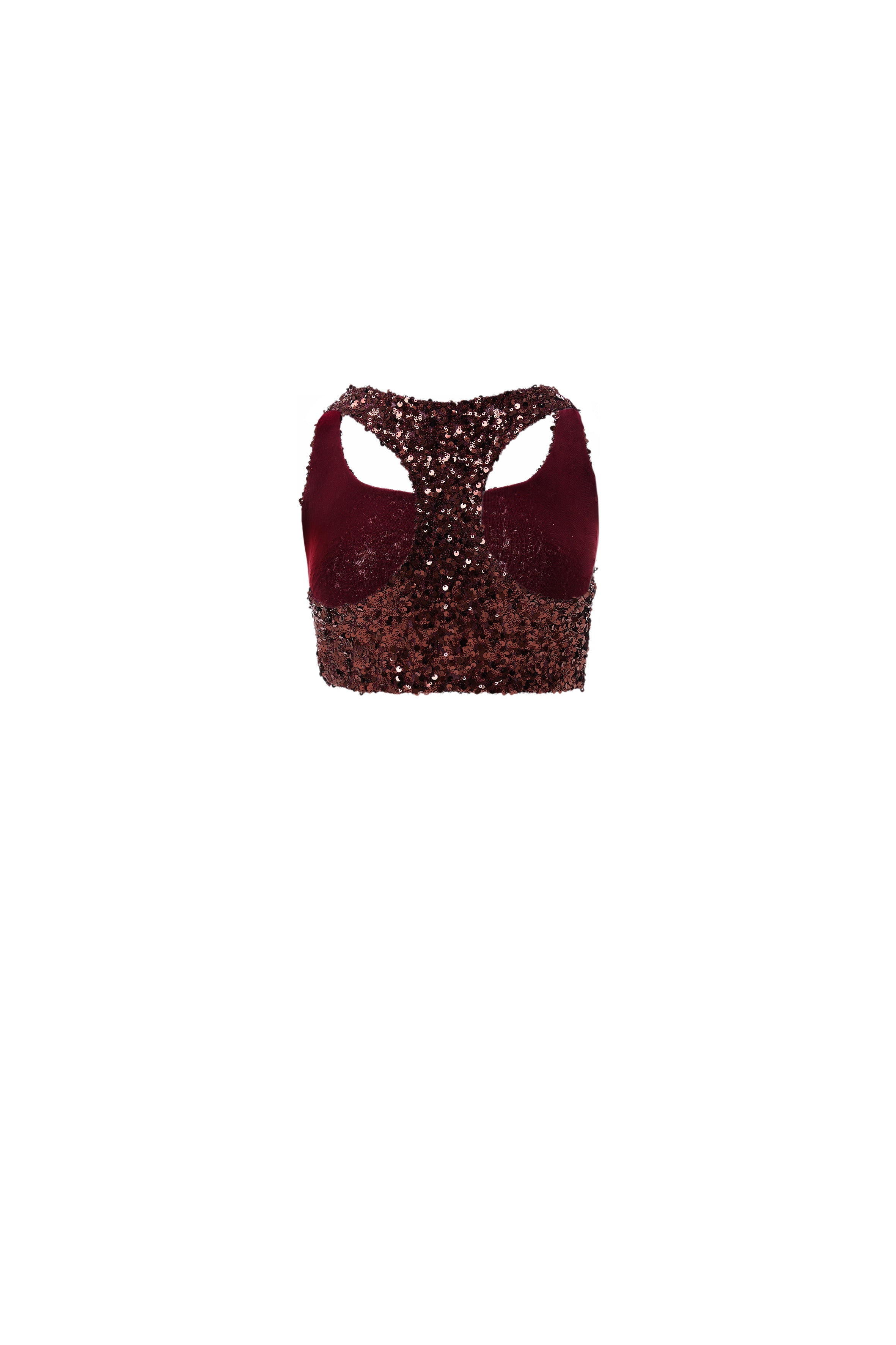 BURGUNDY SEQUIN SET