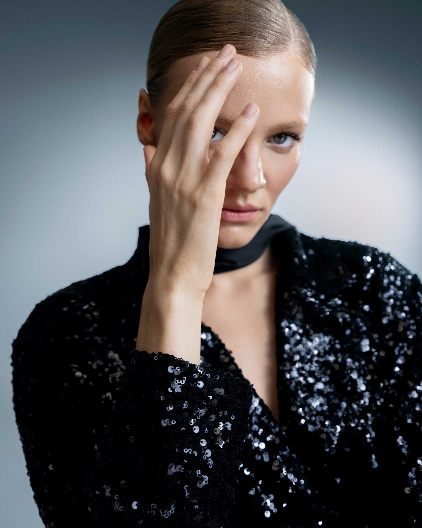 BLACK SEQUIN SUITE