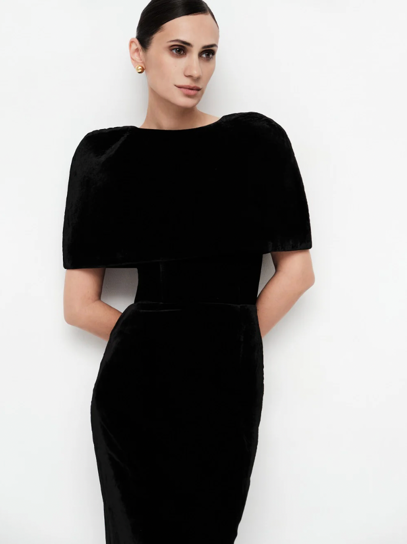 MINI VELVET CAPE (goes with the velvet corset top WITH THE VELVET CORSET TOP)