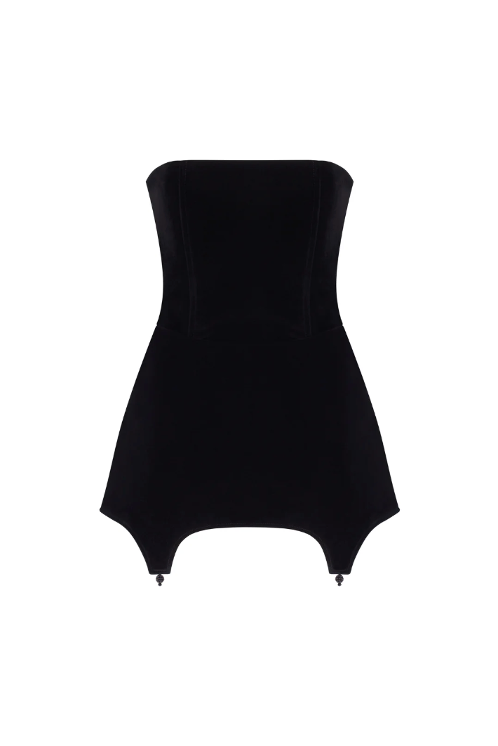 VELVET CORSET TOP