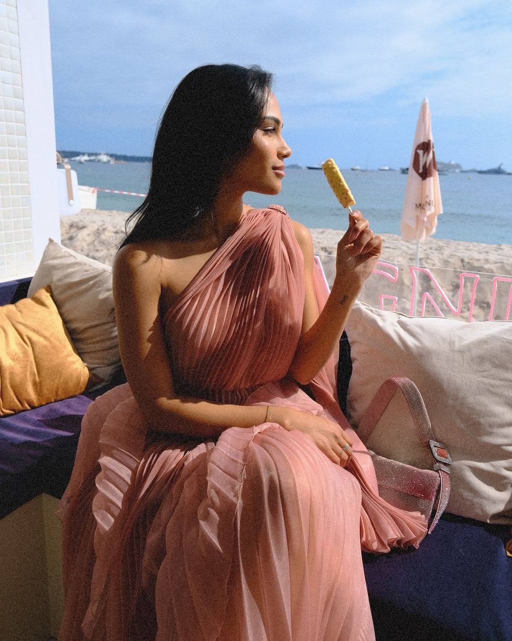 LOTUS CARAMEL DRESS