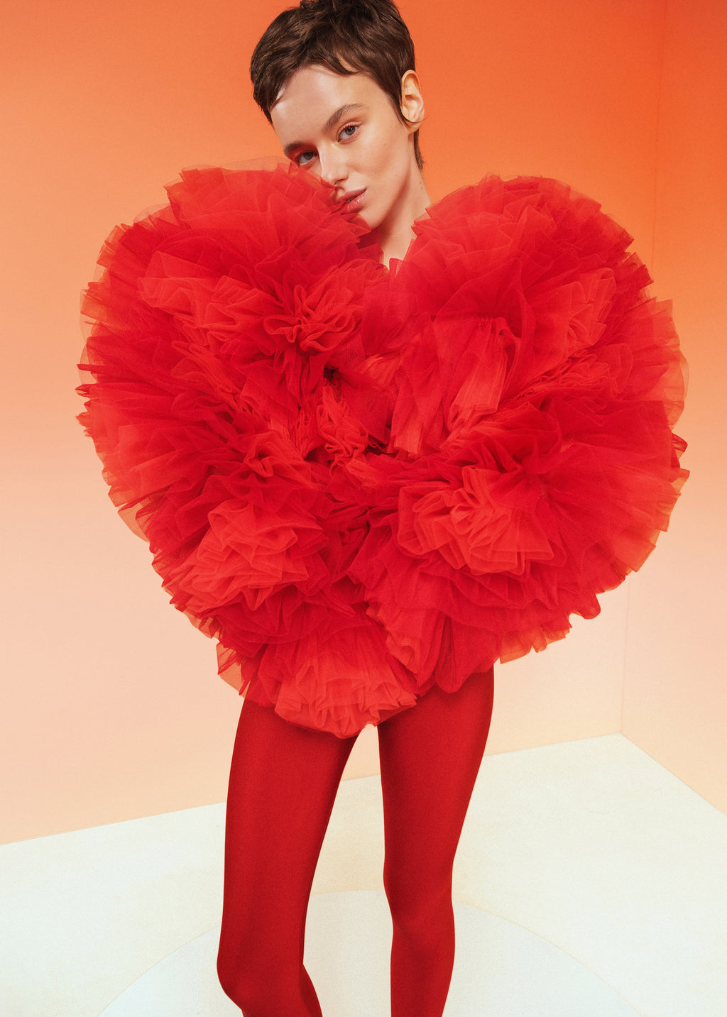 RED FLOWERS BOMBER