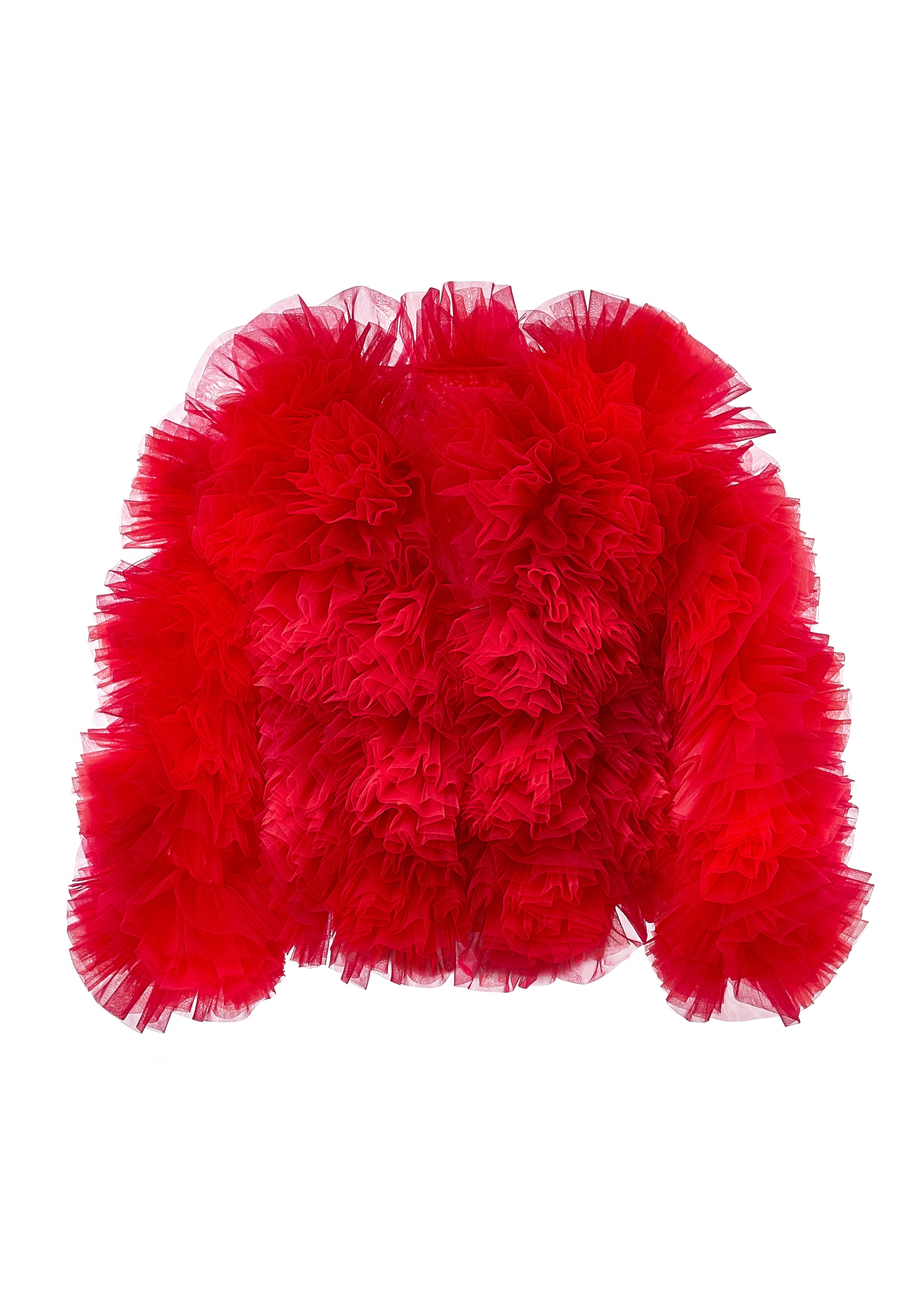 RED FLOWERS BOMBER